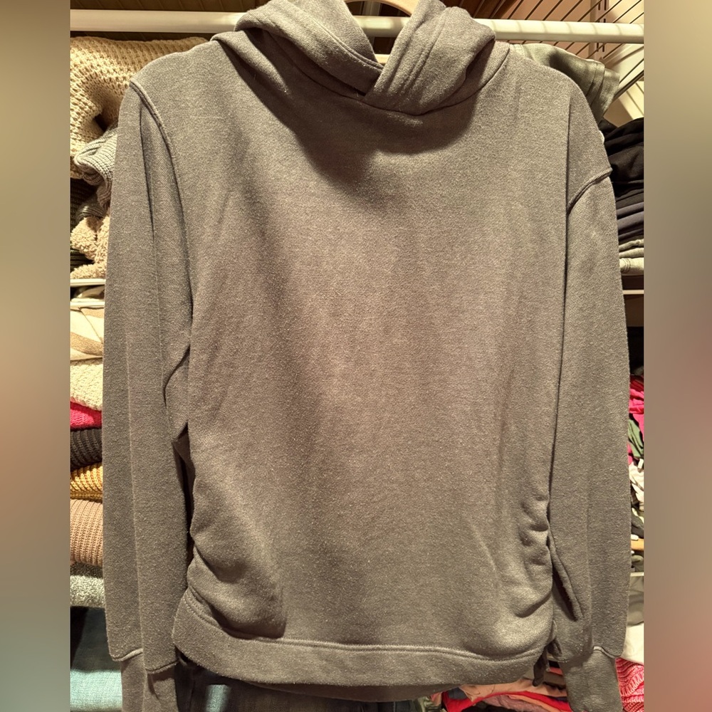 Aerie Sweatshirt Hoodie Side Cinch
